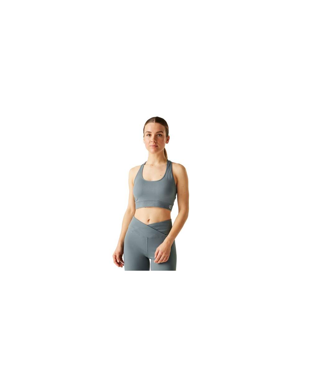 Womens/ladies Dont Sweat It Ii Sports Bra Element Grey Dare 2B-1