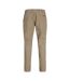 Pantalon fluide taupe homme jack & jones hace-2