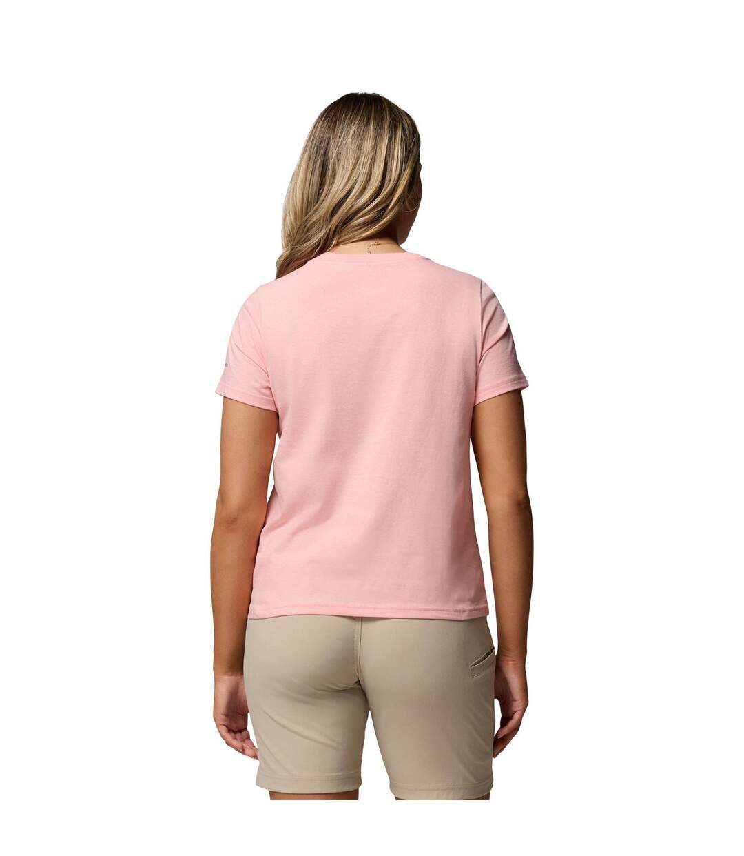 T-shirt Motif/style Logo Femme Rose Columbia-2