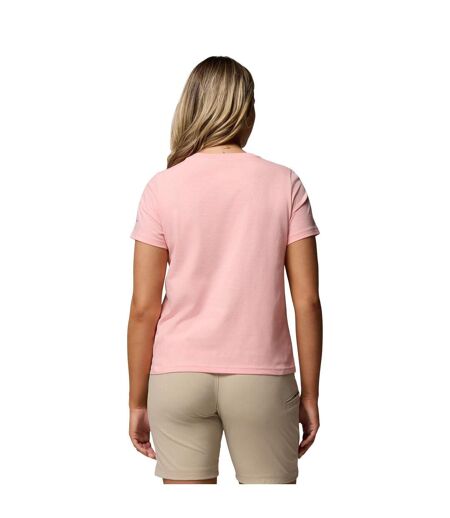 T-shirt Motif/style Logo Femme Rose Columbia
