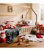 Peluche Déco Père Noël Squishy 35cm Rouge-3