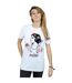 Disney Femme/Ladies Snow White Apple Sketch Cotton Boyfriend T-Shirt (Blanc) - UTBI48968-2