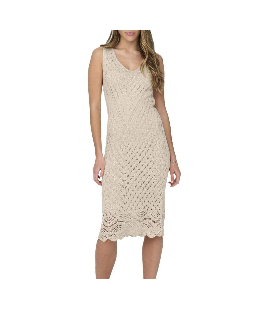 Robe ecru femme jdy sun - l-1