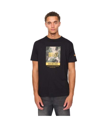 Mens Camostack T-shirt Black Duck And Cover