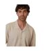 Chemise Manches Courtes Antti Homme Beige Gris Threadbare-4