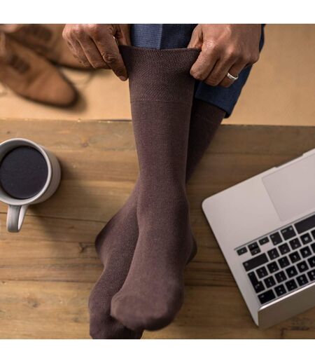 12 Pairs Mens Gentle Grip Top Diabetic Socks | Non Elastic Cotton Socks