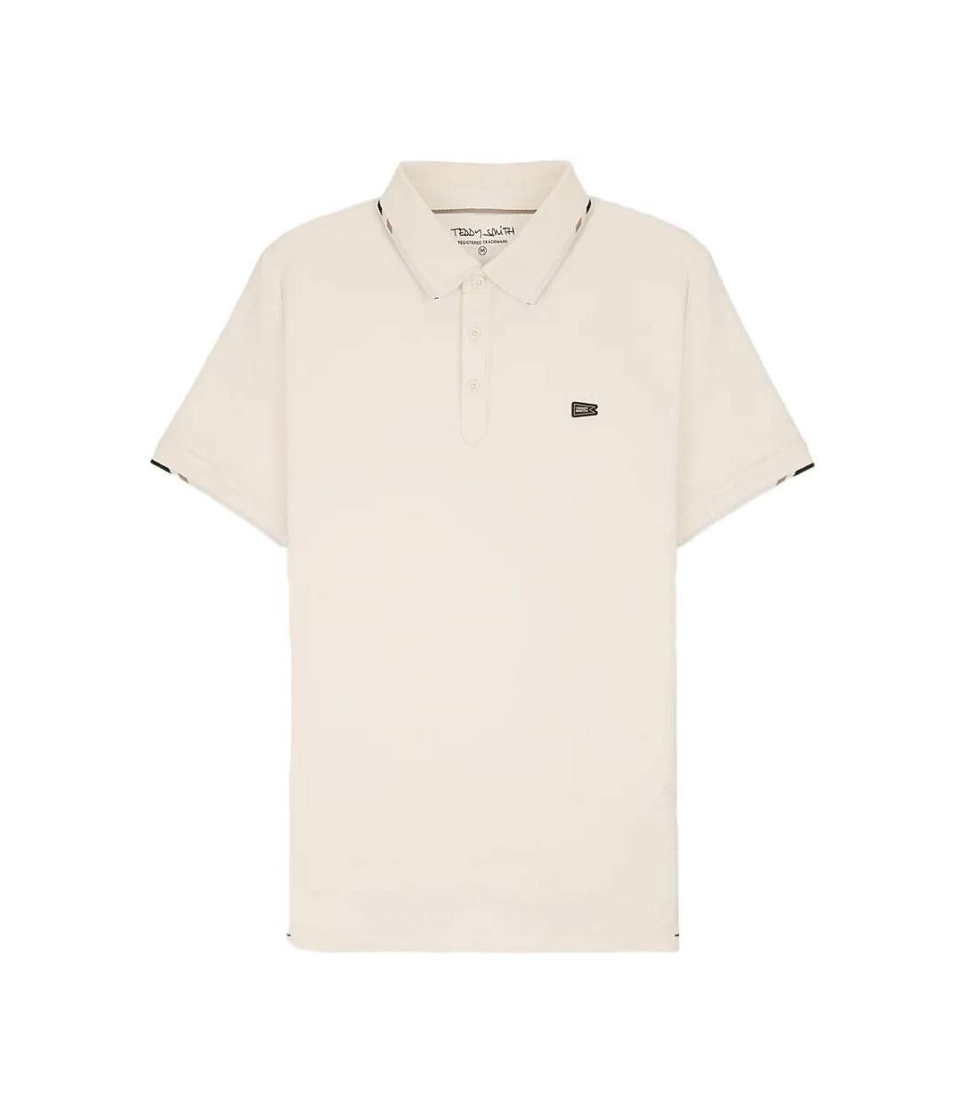 Polo Blanc Homme Teddy Smith Rayan - S