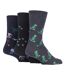 6 paires de chaussettes à motifs non élastiques pour hommes-3