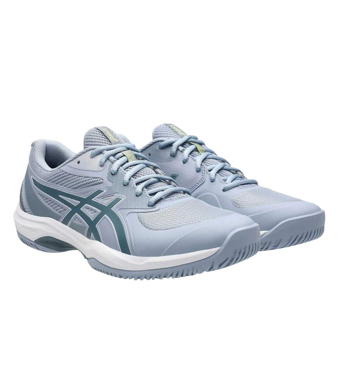 Chaussures De Tennis Motif/style Logo Game Ff Homme Gris Bleu Gris Asics-1