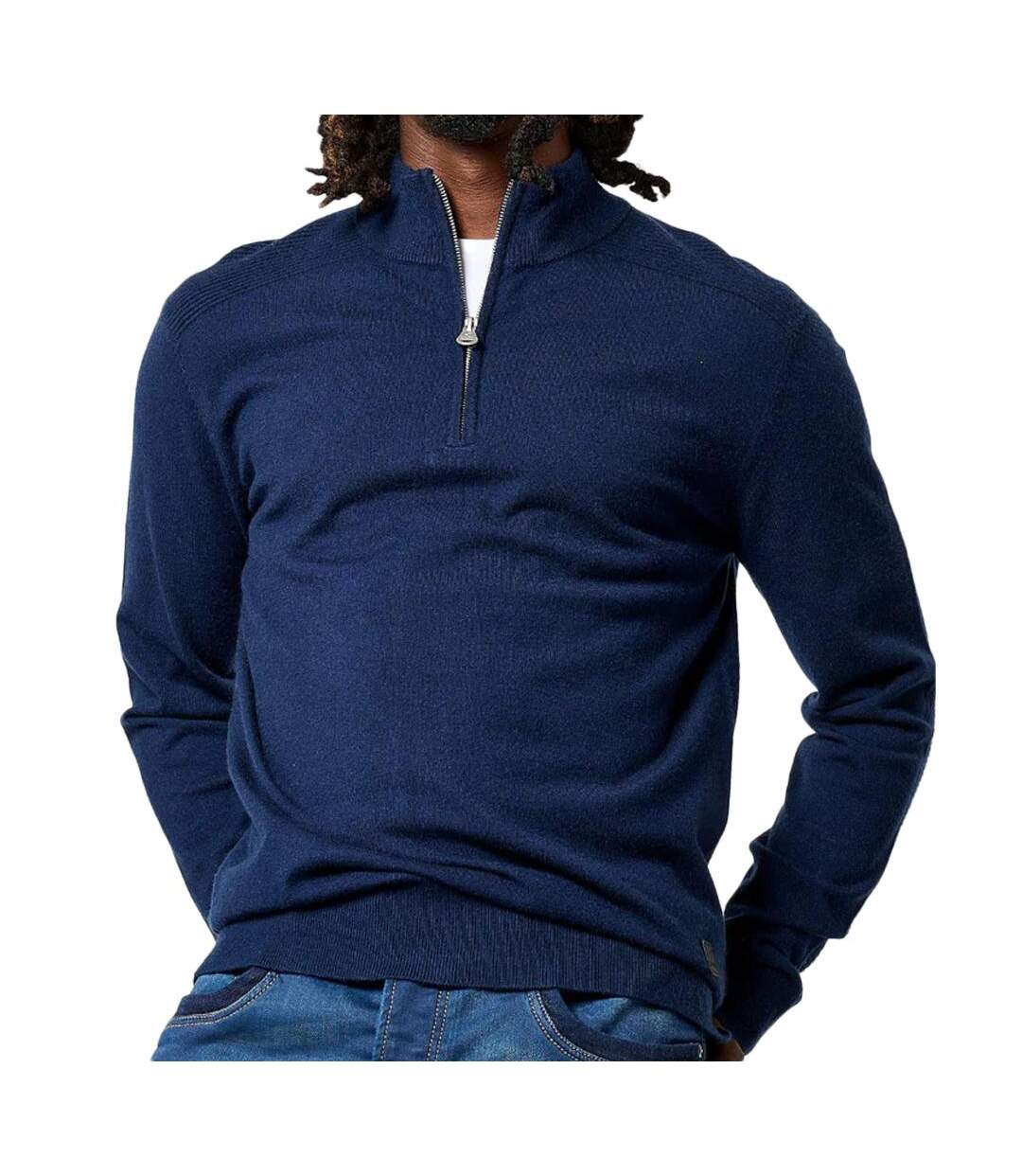 Pull 1/2 zip marine homme kaporal  vada-1