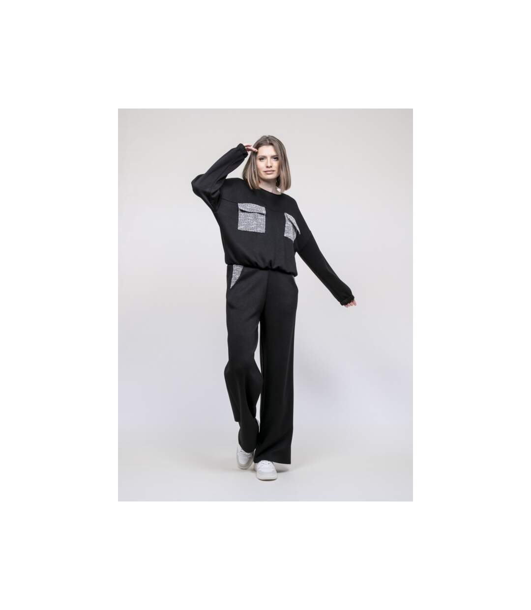 Sweat détails tweed YSEULT - Dona X Lisa-4