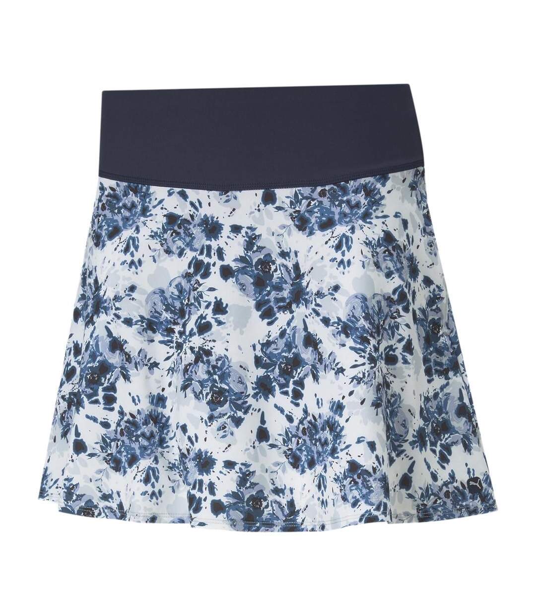 Jupe Fleurie Blanc/Bleu Femme Puma Skirt - S/L-1