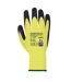 Unisex adult a625 vis tex cut resistant gloves l yellow/black Portwest