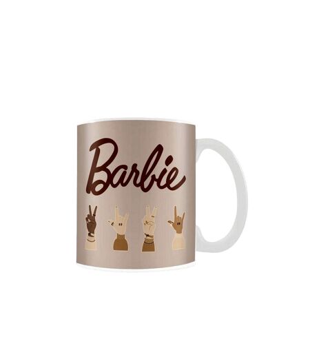 Barbie - Mug STRONG (Marron / Blanc) (Taille unique) - UTPM9143