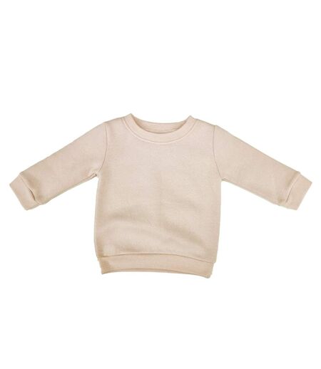 Sweat essential bébé beige pâle Babybugz