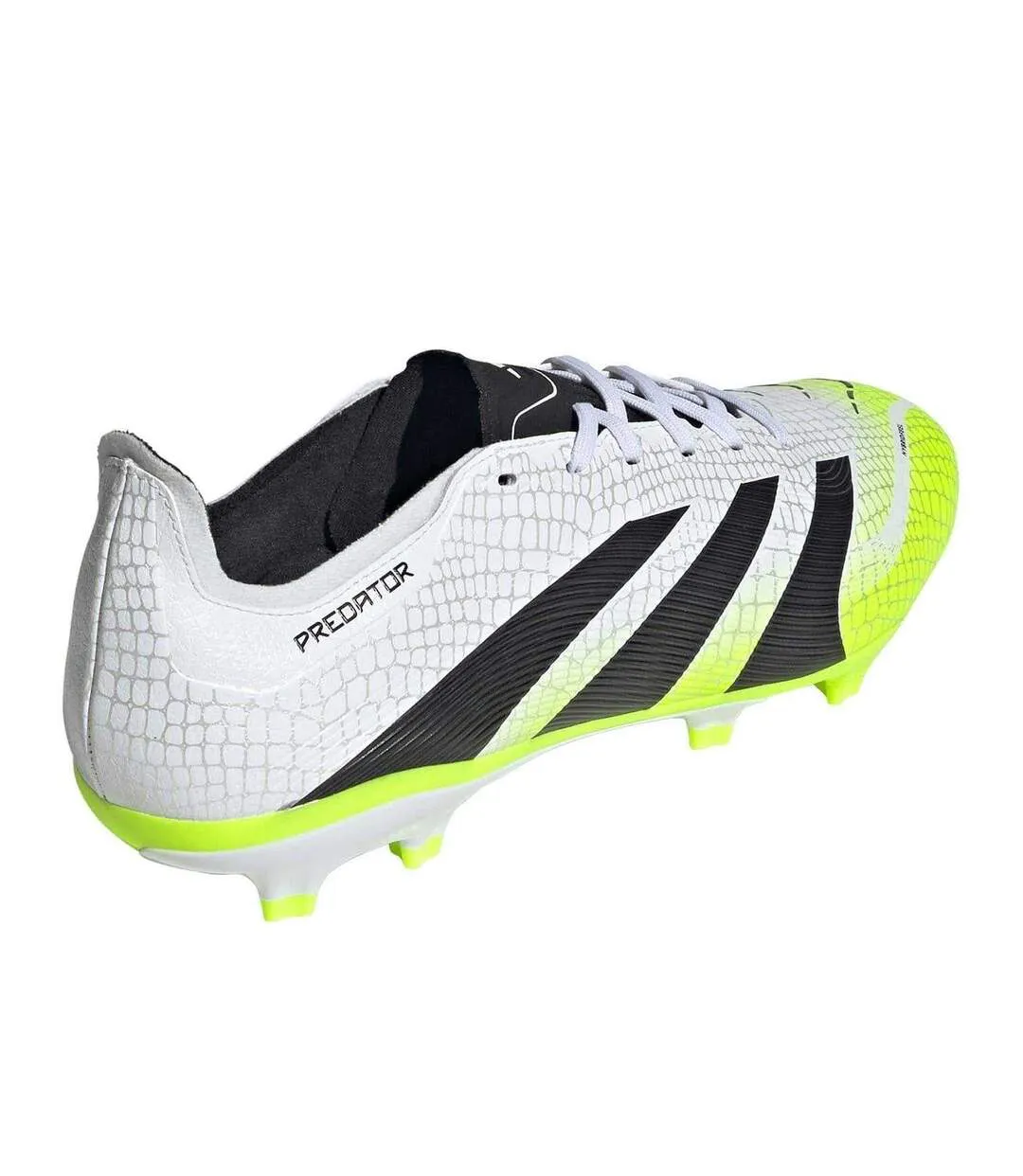 Chaussures De Foot Pour Terrain Ferme League Homme Blanc Noir Citron Adidas-2