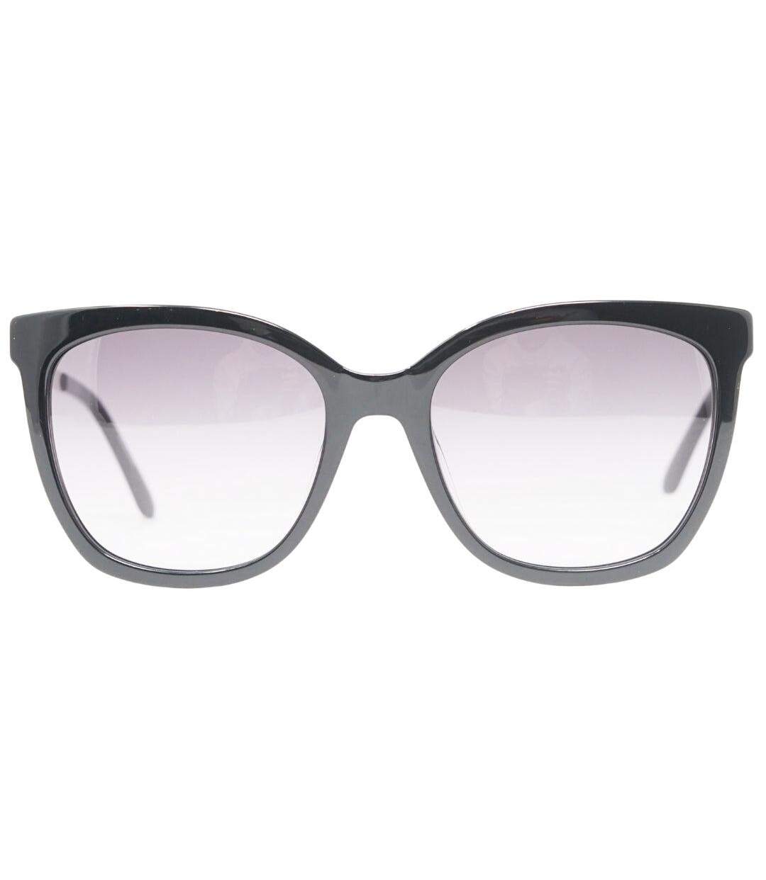 Lunettes De Soleil Motif/style Dégradé Femme Taille Unique Noir Gris Calvin Klein-1