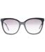 Lunettes De Soleil Motif/style Dégradé Femme Taille Unique Noir Gris Calvin Klein-1