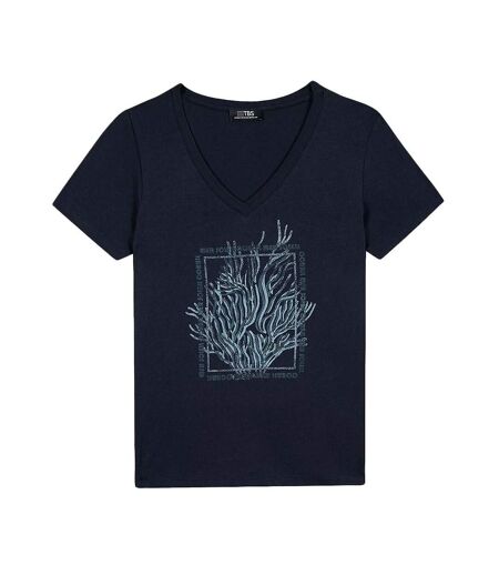 T-Shirt marine homme tbs sevkitee