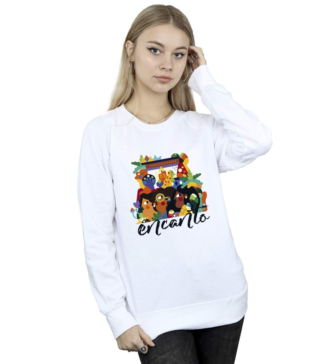 Disney - Sweat ENCANTO SISTERS - Femme (Blanc) - UTBI16923-2