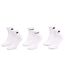 Chaussettes homme KAPPA Socquettes Tiges 2 tiers Pack de 3 paires Blanches