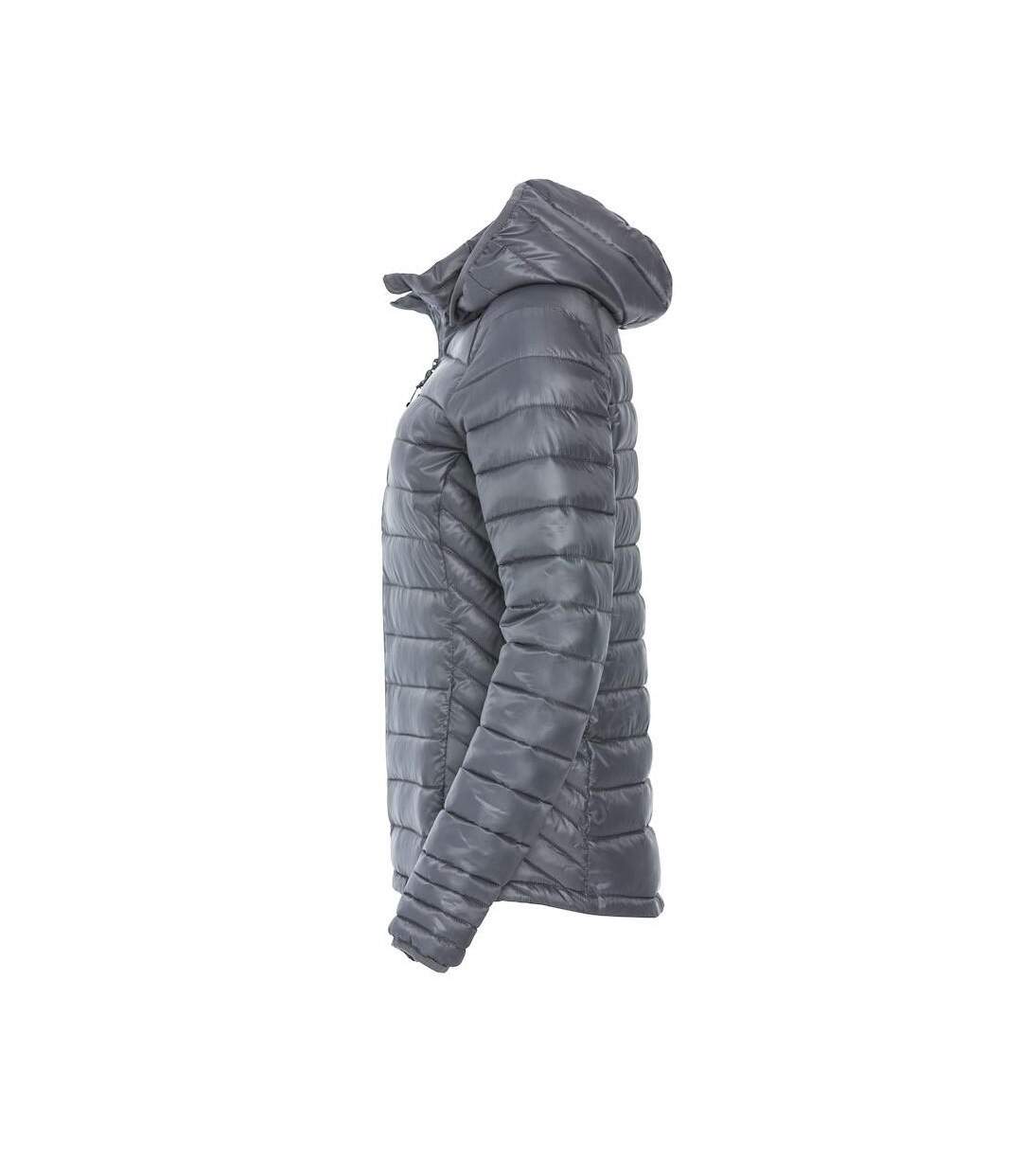 Doudoune Hudson Femme Gris Clique-3