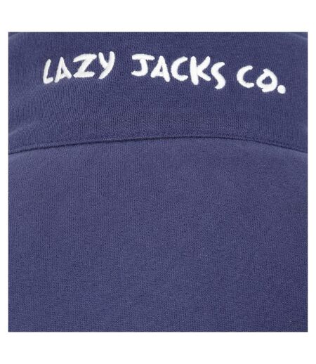Sweat Motif/style Logo Femme Lilas Foncé Lazy Jacks