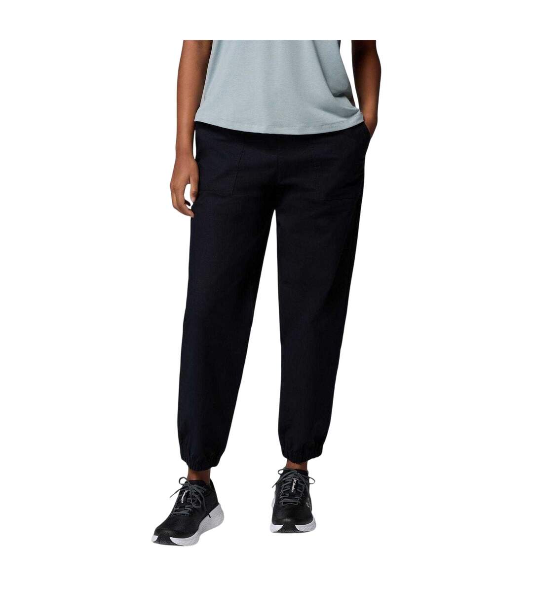 Womens/ladies Walking Trousers Black Columbia-1