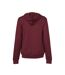 Sweat à capuche adulte bordeaux Bella + Canvas