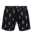Mens Polyester Teddy Bear Swim Shorts Black Philipp Plein-1