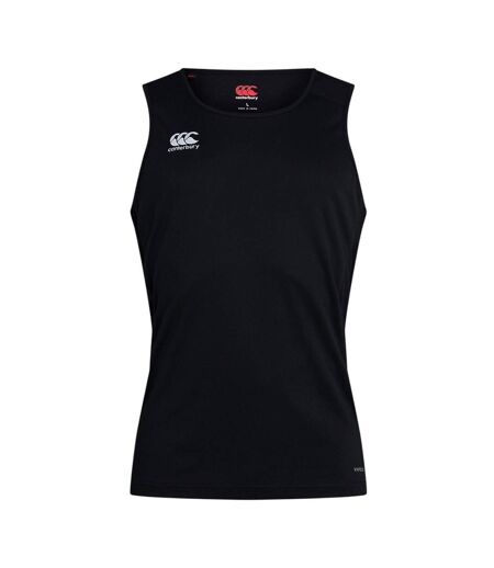 Mens Club Dry Tank Top Black Canterbury