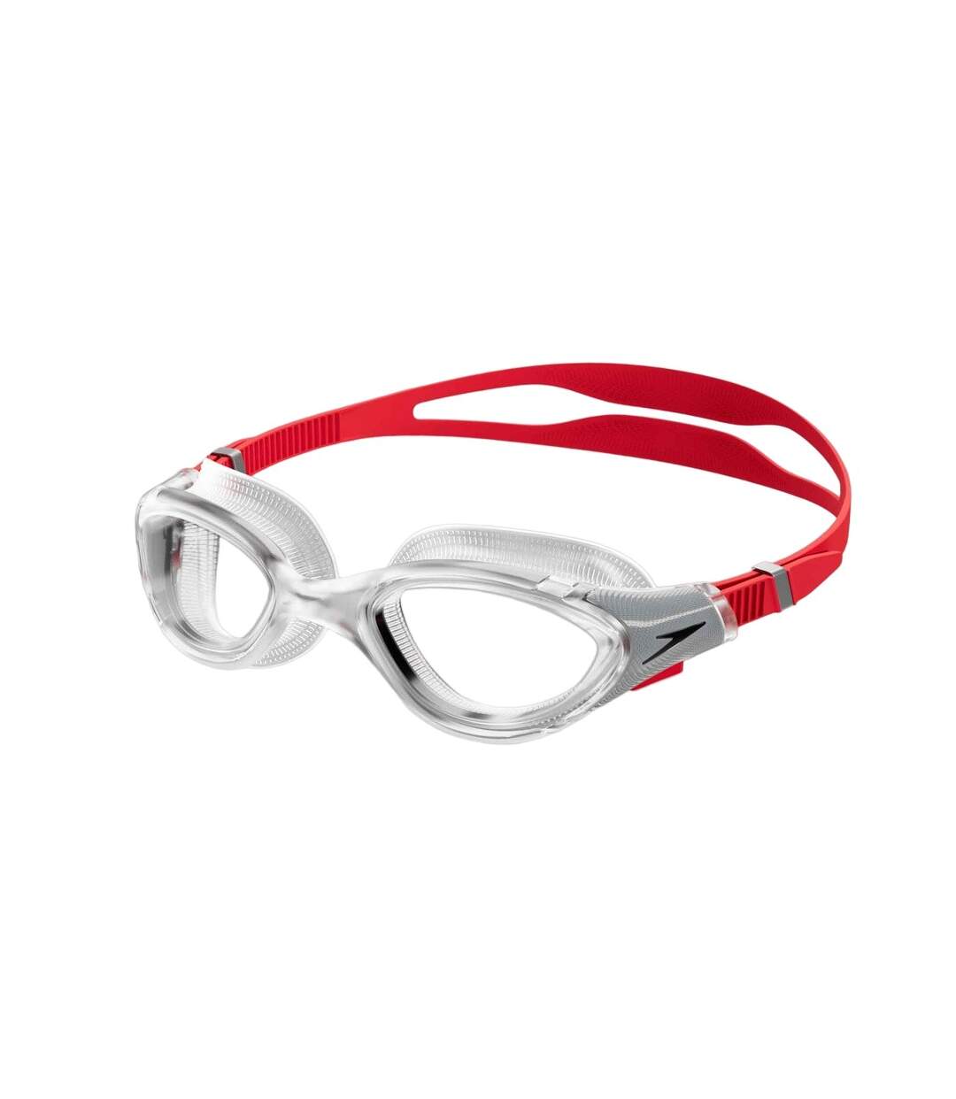 Unisex adult 2.0 biofuse swimming goggles clear/red Speedo-1