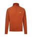 Haut De Sport Manches Longues À Col Montant Zippé Caster Homme Rouge Pastel Chiné Trespass-1