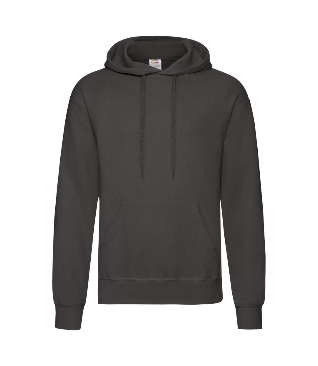 Mens Classic Hoodie Light Graphite Fruit Of The Loom-1