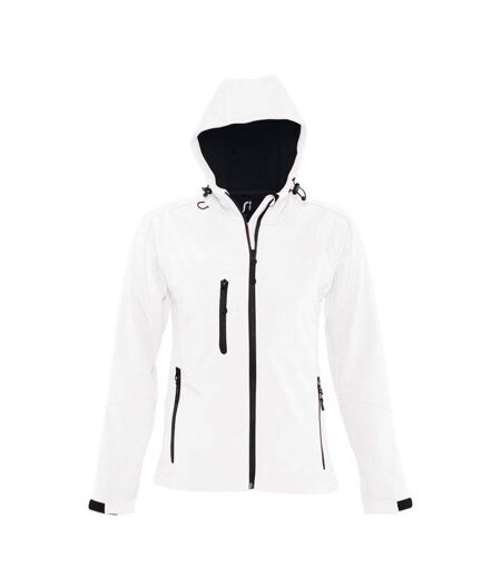 Veste à capuche replay femme blanc SOLS