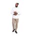Duke Mens Aiden Kingsize Long Sleeve Classic Regular Shirt (White) - UTDC197-1