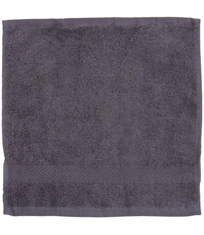 Towel City Luxury Range 550 GSM - Face Cloth / Towel (30 X 30 CM) (Steel Grey)