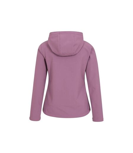 Womens/ladies Exodus Breathable Soft Shell Jacket Dusky Purple Mountain Warehouse