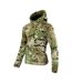 Sweat À Capuche Motif/style Camouflage Homme Kaki Viper-4