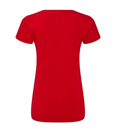 T-shirt Iconic Femme Rouge Fruit Of The Loom