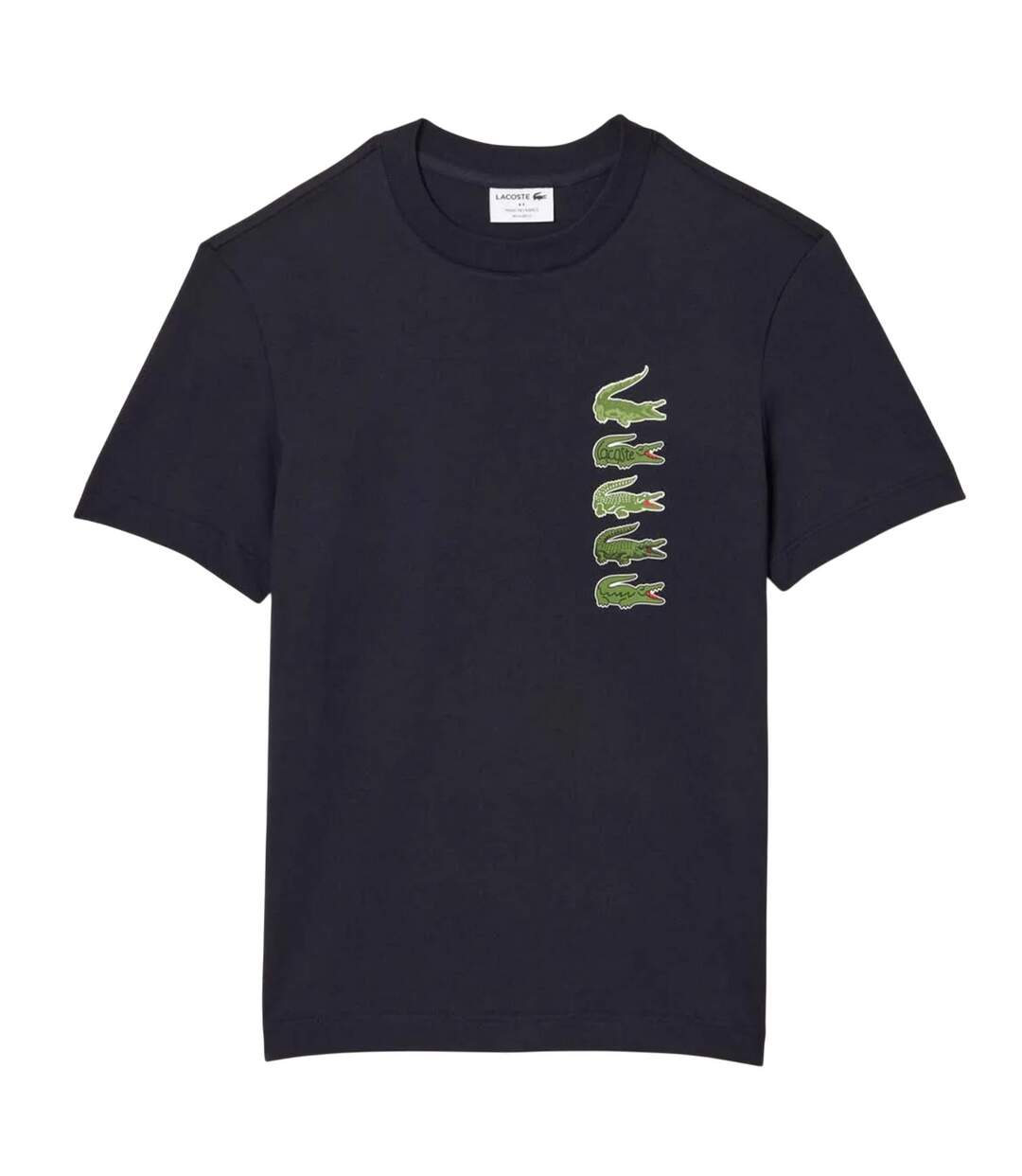 Mens Iconic Croc Regular T-shirt Blue Lacoste-1