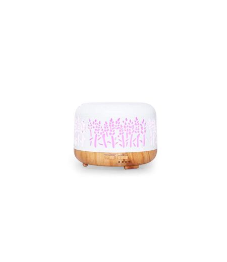 Diffuseur de Parfum LED Nature 300ml Blanc