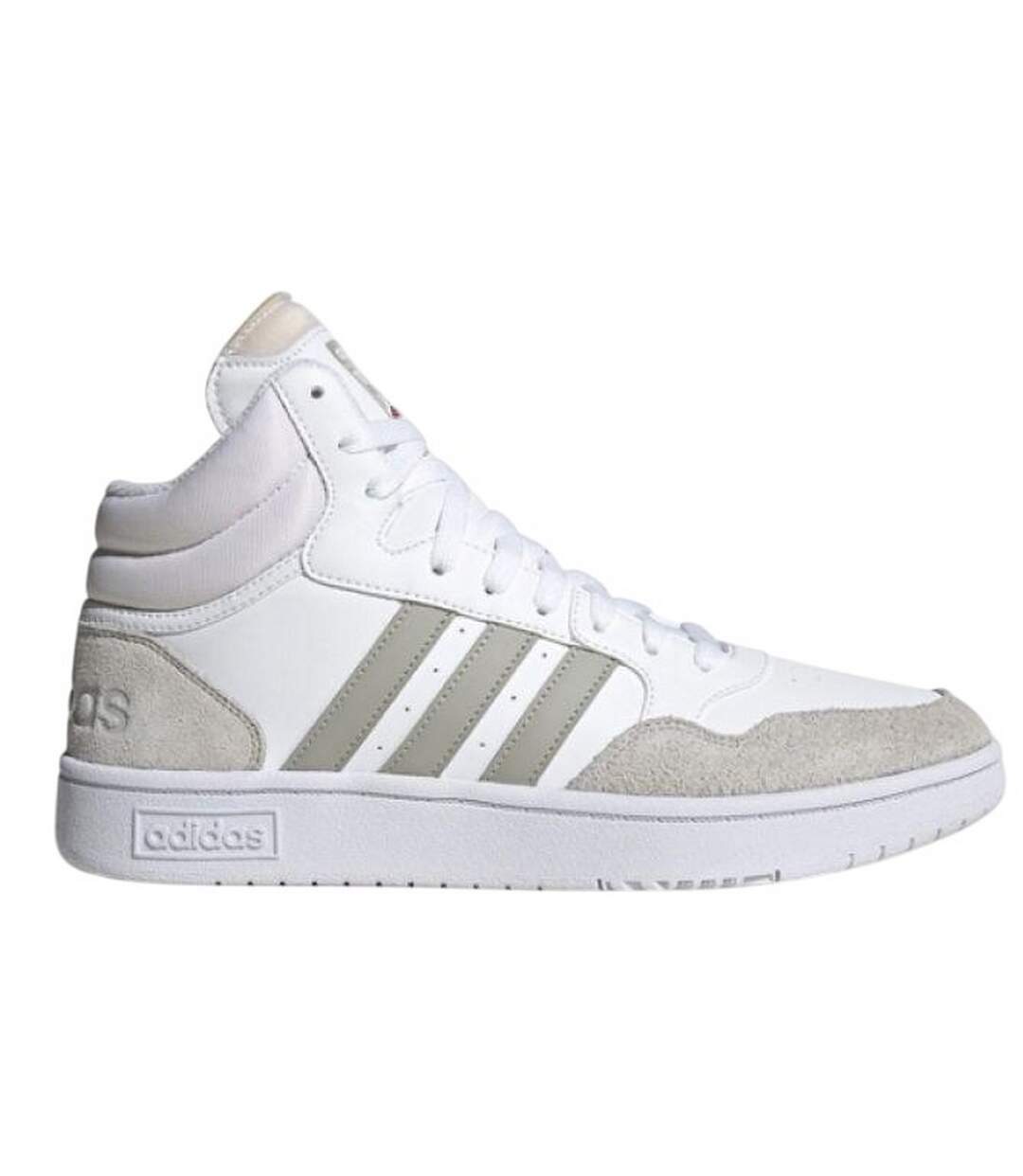 Baskets Hoops 3.0 Homme Blanc Adidas-2