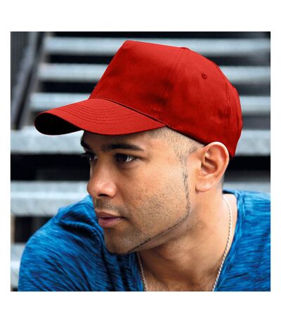 Result Unisex Core Houston 5 Panel Printers Baseball Cap (Red) - UTBC3043
