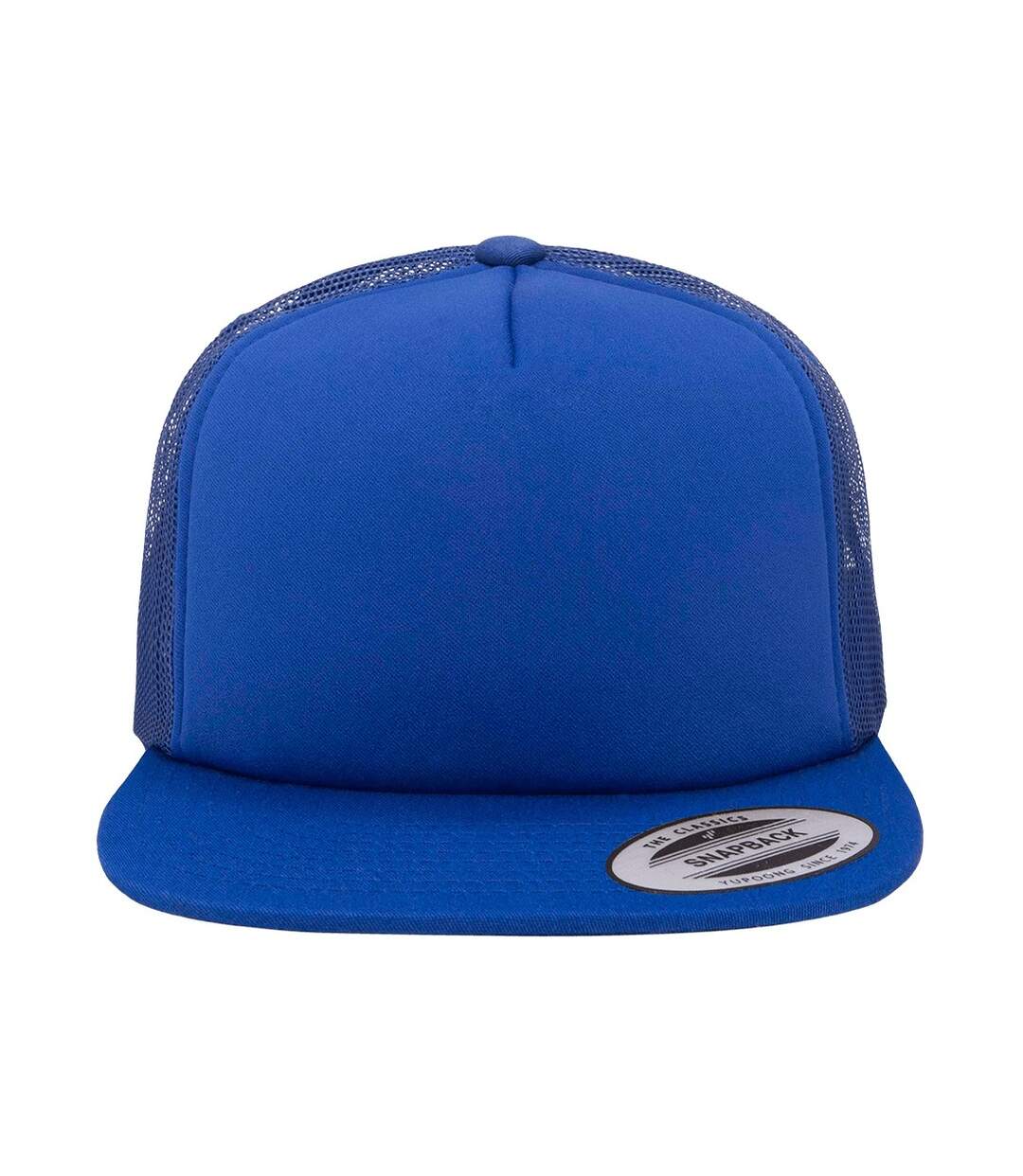 Casquette trucker flexfit bleu roi Yupoong-1