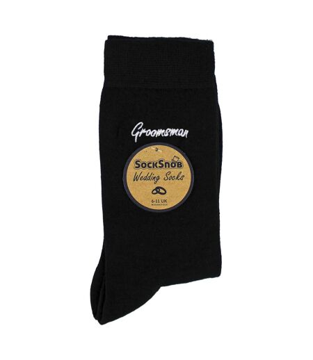 Mens Wedding Socks for Groom Groomsman Best Man Father of the Groom and Bride