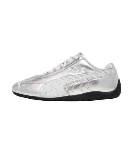 Basket Cuir Puma Speedcat Silver