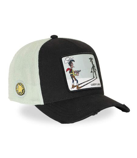 Casquette premium trucker avec filet effet usé Lucky Luke  Fresh Luky Capslab