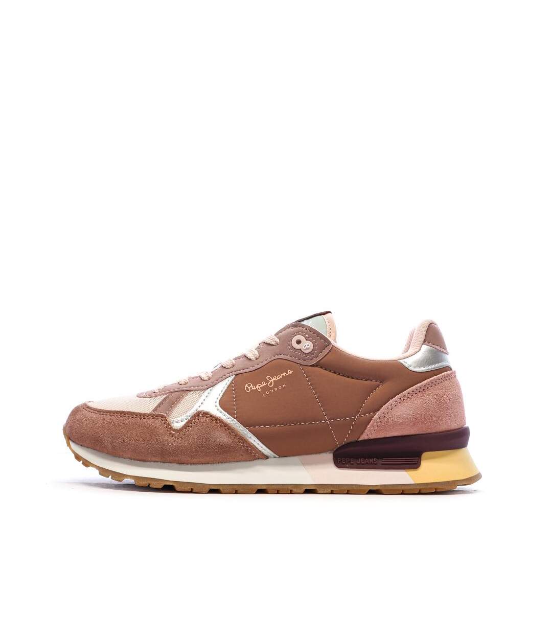 Baskets marron homme pepe jeans brit jumps-1