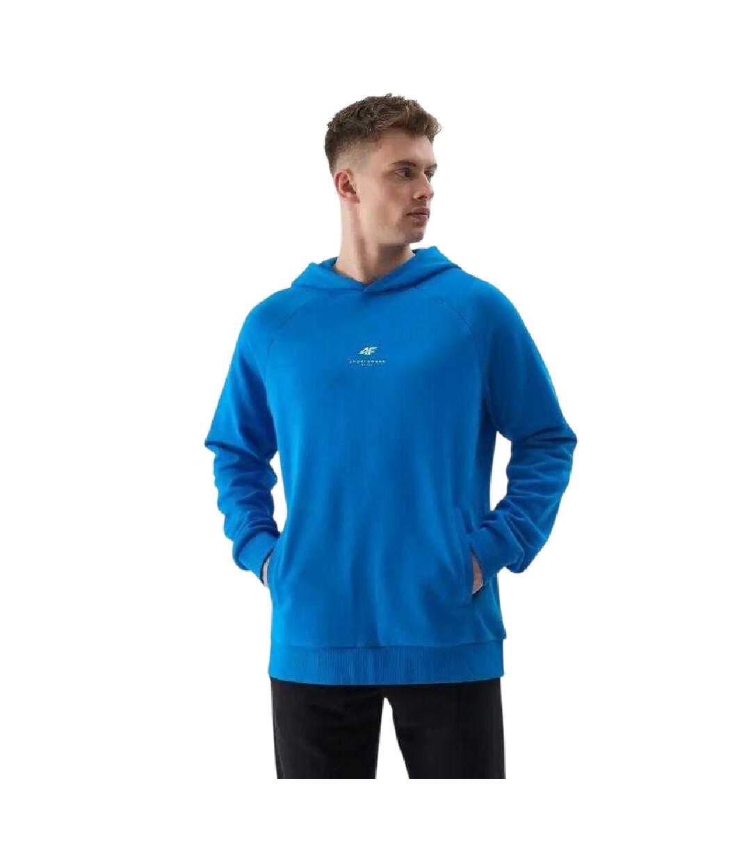 Mens Raglan Hoodie Blue 4F-1